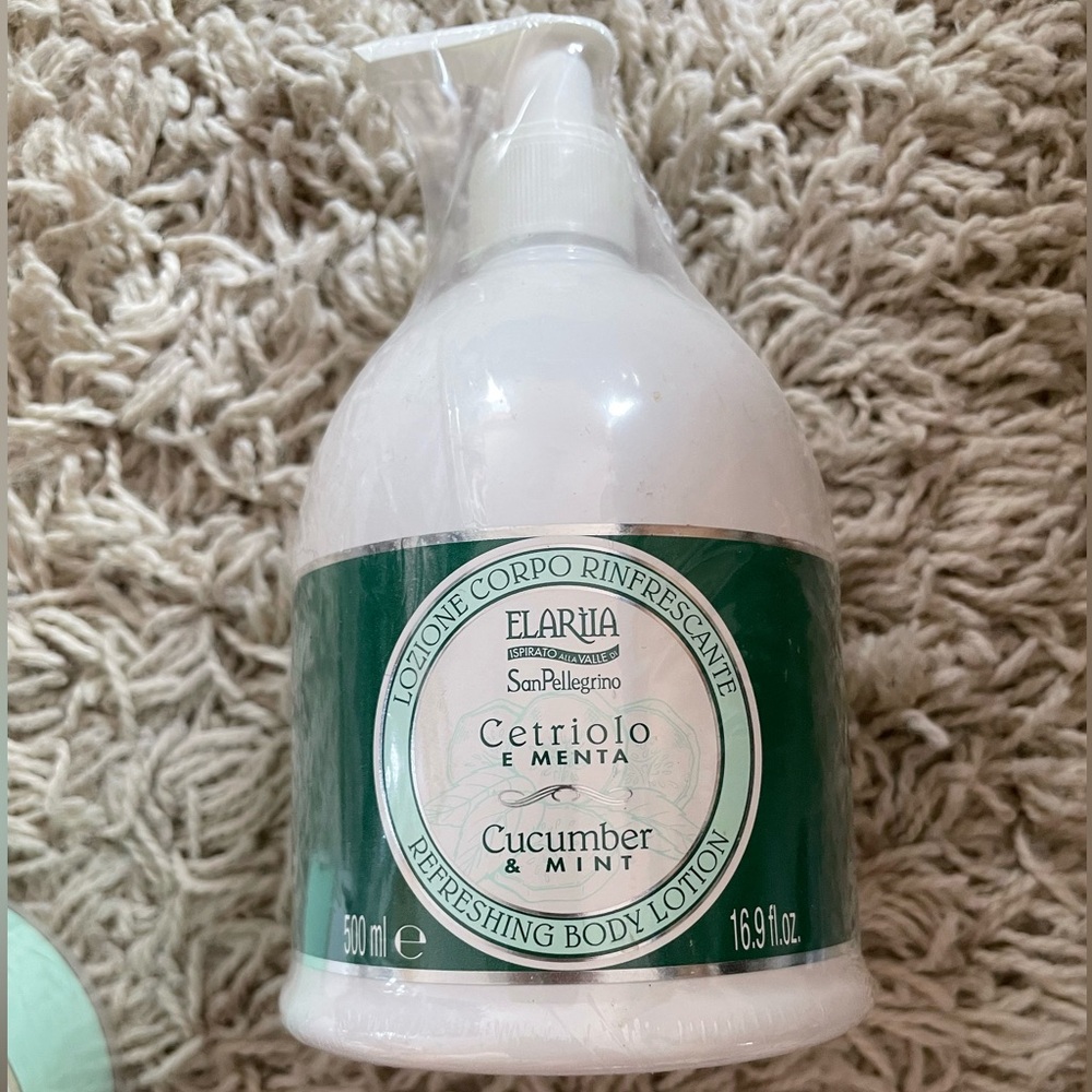 New Elariia Body Lotion San Pellegrino - Cucumber Mint